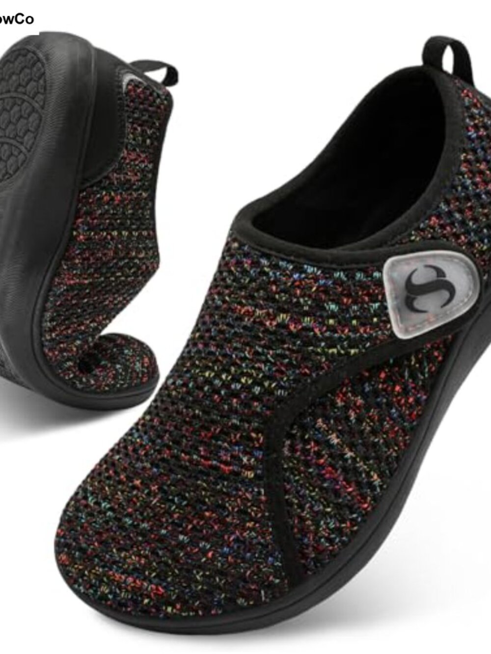 Womens Wide Width Walking Shoes Diabetic Adjustable Zero Drop Breathable